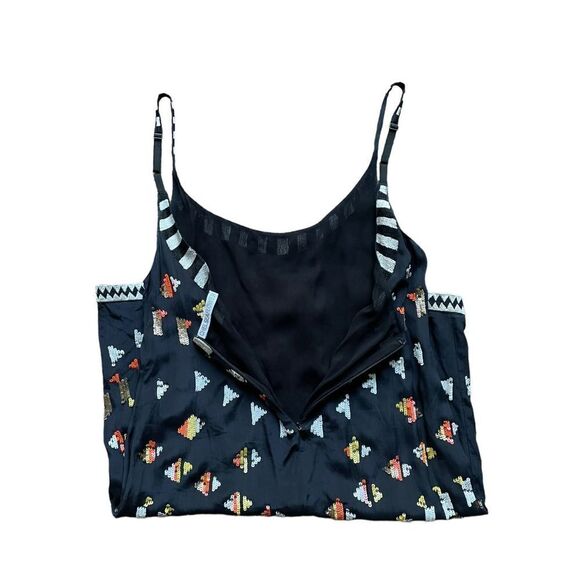 Chelsea Flowers Navy Blue Sequin Party Dress Sz Small - Picture 4 of 11